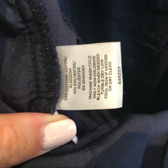 Ann Taylor LOFT Skinny Ankle Pants in Navy - Picture 9 of 9